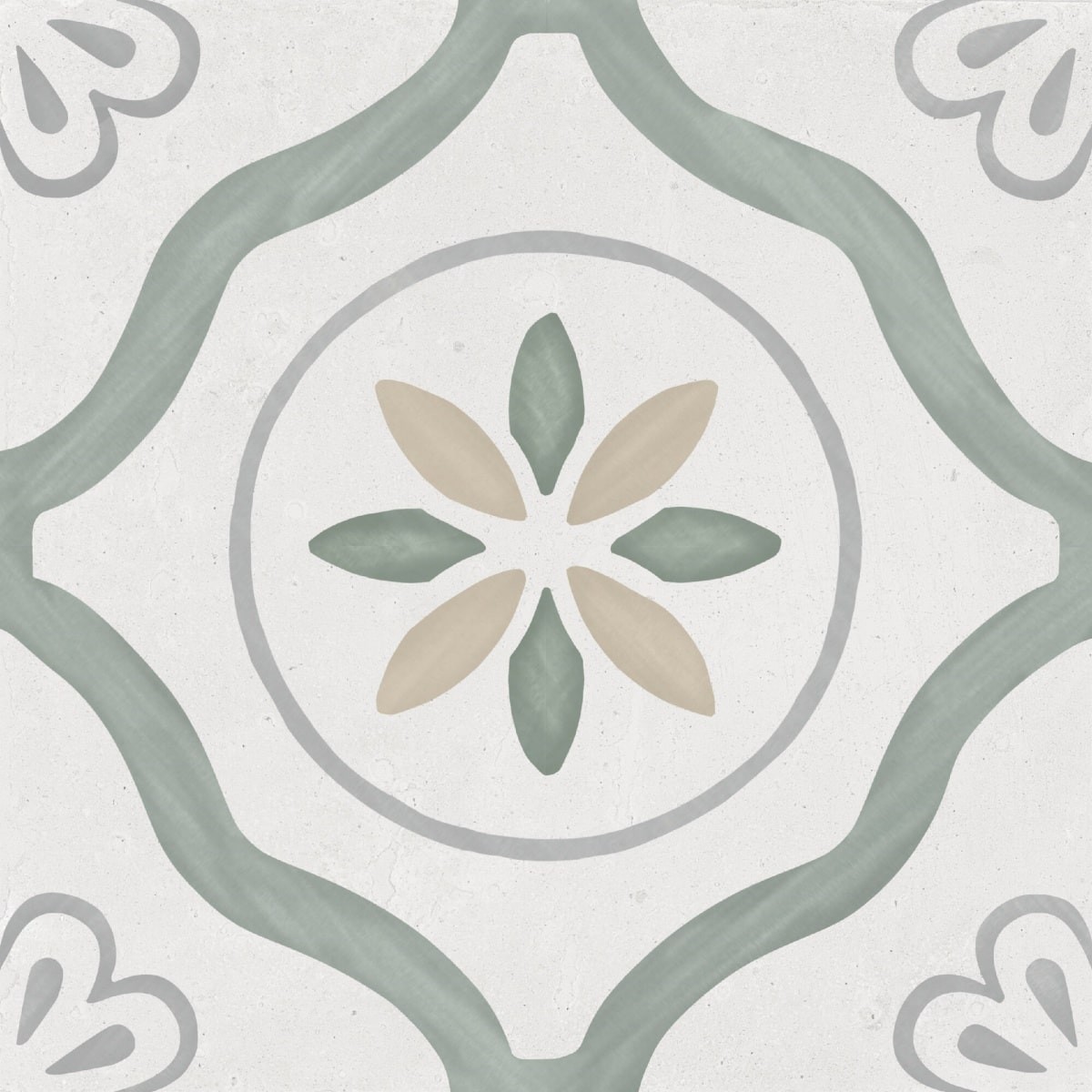 Sirocco Green Petals 22,3x22,3 22,3x22,3 cm